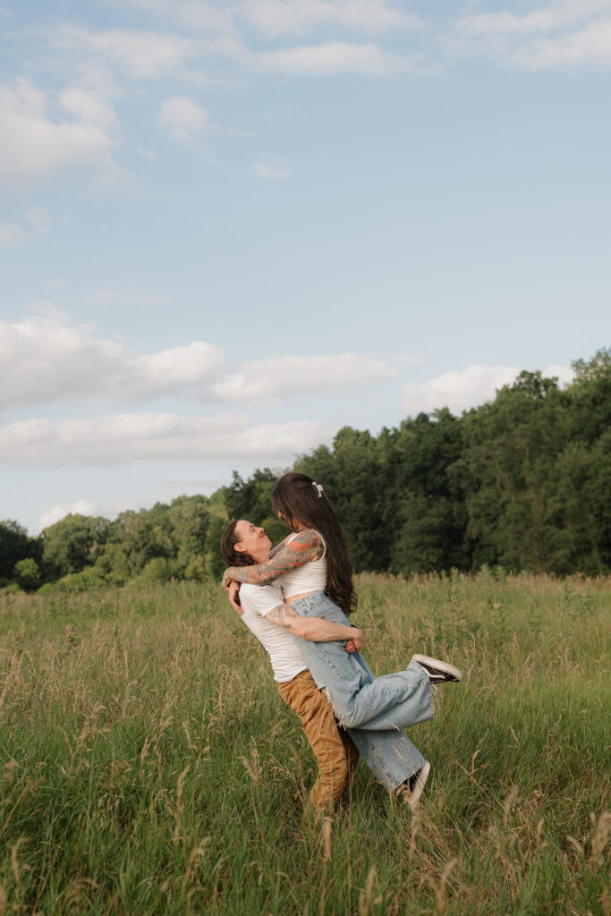 a brooklyn michigan engagement session 