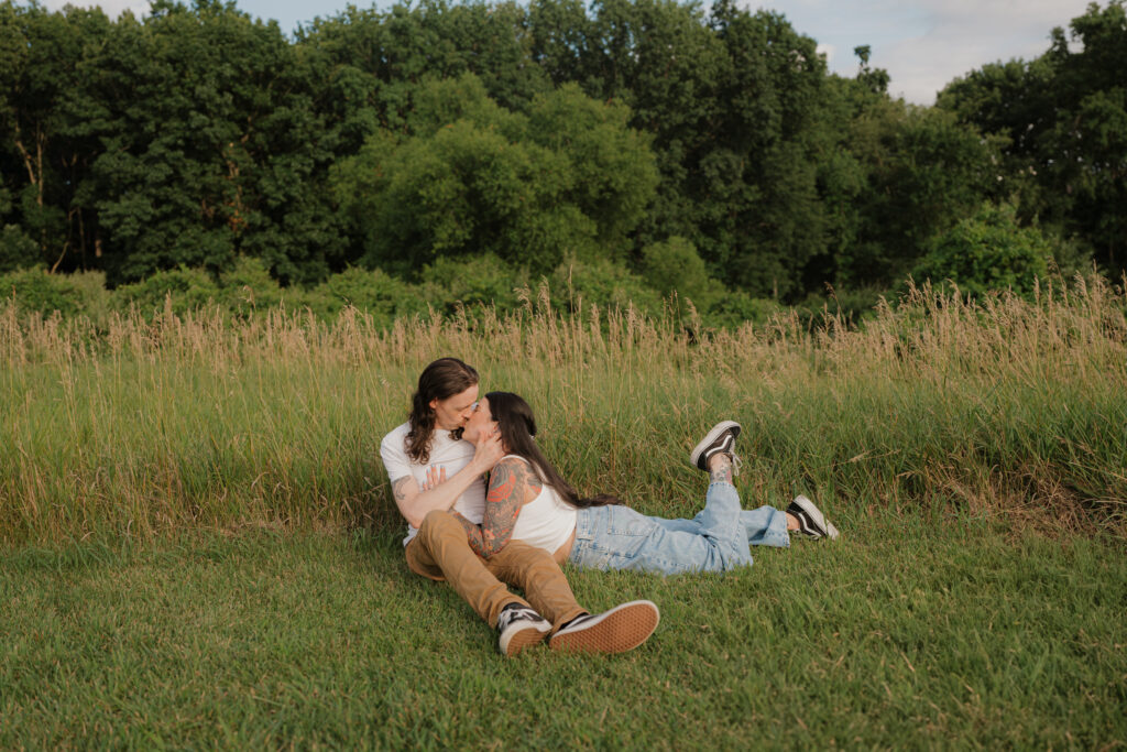 brooklyn michigan engagement session 