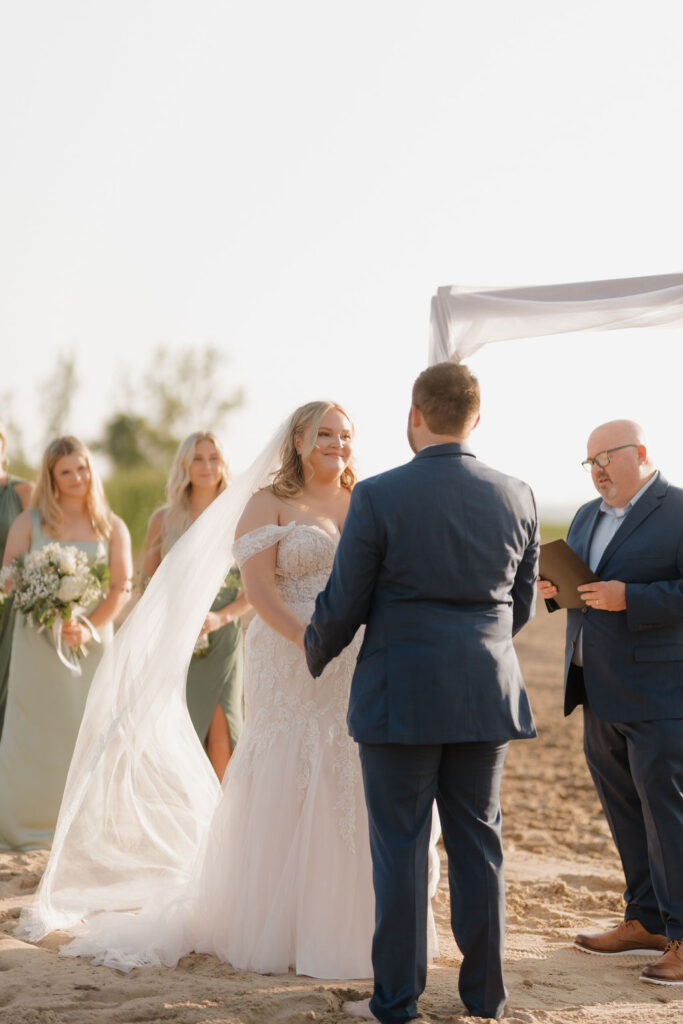caseville micro wedding photos 