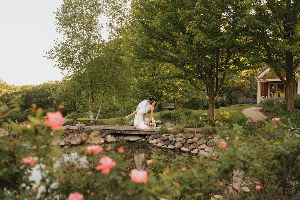 Glen Arbor micro wedding at the homestead 