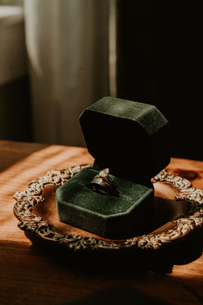 micro wedding at the Birch Lodge in Trout Lake 