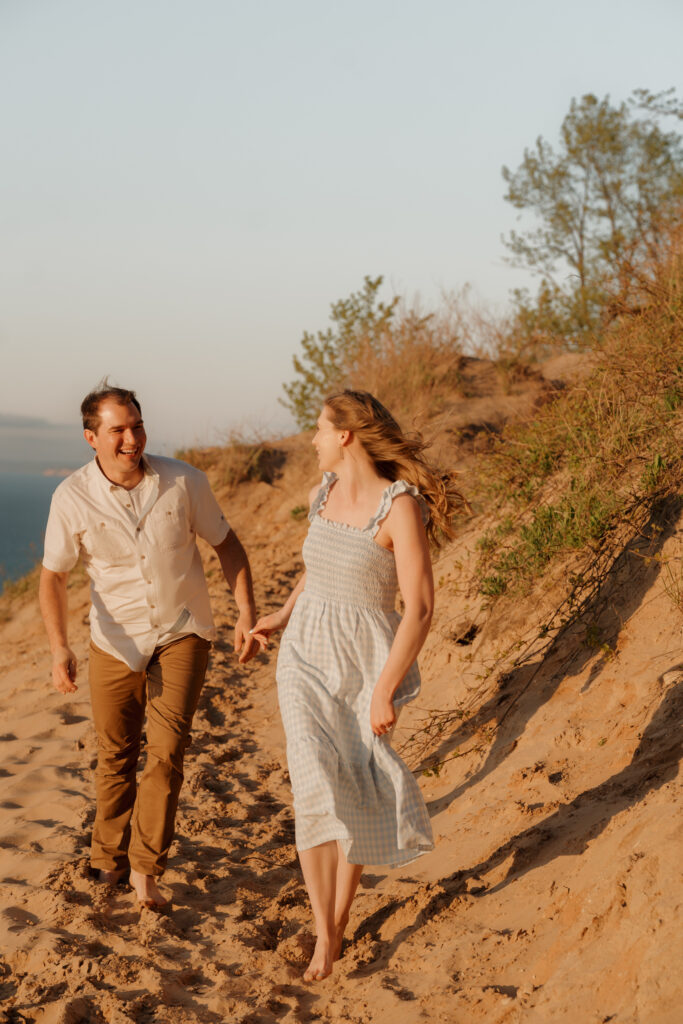 Pictures in the sand dues of pyramid point in michigan